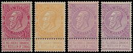 ** N° 53/67 'Volledige Reeks' Met - 1893-1900 Schmaler Bart