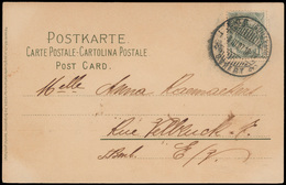 ) N° 53, Op Postkaart Met Zeldza - 1893-1900 Barbas Cortas