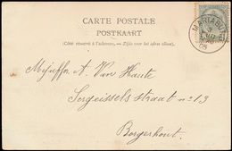 ) N° 53 '1c Grijs' Op Zichtkaart - 1893-1900 Schmaler Bart