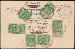 ) N° 56 (6x), Als Expresfrankeri - 1893-1900 Schmaler Bart