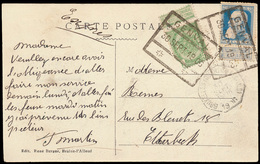 ) N° 76 En 81, Op Postkaart (Gen - 1905 Breiter Bart