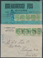 ) N° 83 (Strip Van 5) Als 25 Cen - 1893-1907 Wappen