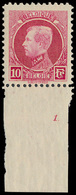 * N° 219 '10 Fr Wijnrood', Met P - 1921-1925 Small Montenez