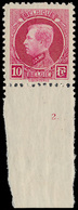 * N° 219 '10 Fr Wijnrood', Met P - 1921-1925 Petit Montenez