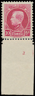 * N° 219 '10 Fr Wijnrood', Met P - 1921-1925 Petit Montenez