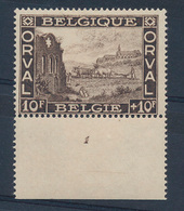 * N° 266 '10F Zwartsepia', Plaat - Unused Stamps