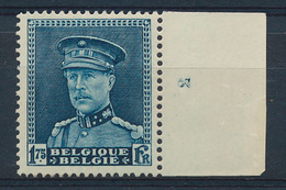 ** N° 320 '1,75 Fr Blauw' Plaatnr - 1931-1934 Mütze (Képi)