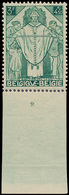 * N° 348 '3 Fr Groen', Plaatnr. - Unused Stamps