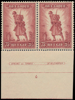 * N° 351 '75c Roodbruin' (in Paa - Unused Stamps