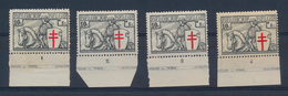 * N° 394 '10c Zwart' Volledige S - Unused Stamps