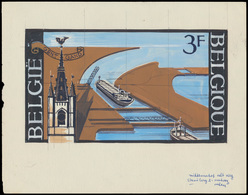 Type N° 1479 'Zeekanaal Van Ge - Probe- Und Nachdrucke