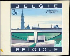 Type N° 1514 'Antwerpen De Sch - Probe- Und Nachdrucke