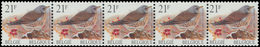 ** R 89a 'rolzegel, Kramsvogel 21 - 1985-.. Pájaros (Buzin)