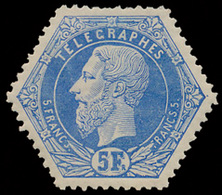 * TG 3A/7A 'Leopold II 1880/83' - Sellos Telégrafos [TG]