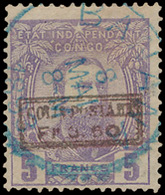 CP 4 '5 Francs Violet, Zwarte - 1884-1894