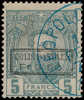 CP 5 '5 Francs Grijs, Zwarte O - 1884-1894