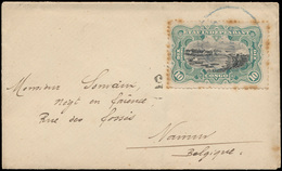 ) 1899, N° 18 '10c Blauw' Op Dru - Gebraucht