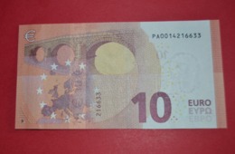 10 EURO NETHERLANDS P001B1 - Draghi - P001 B1 - PA0014216633 - UNC - NEUF - FDS - 10 Euro