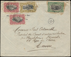 ) 1914, N° 54, 55 (2x) En 59 '5c - Briefe U. Dokumente