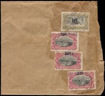 ) 1926, N° 70 En 98 (3x) '1 Fr O - Briefe U. Dokumente