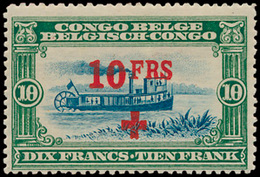 ** N° 80a '10F + 10F Groen' Met O - Unused Stamps