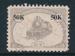 CP 42 '50K Op 50F Grijs' Geste - Unused Stamps