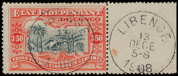 N° 27 '3,50 Fr Vermiljoen' Met - Used Stamps