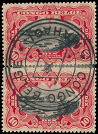 N° 51 '10c Karmijn, ééntalige - Used Stamps