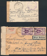 ) 1943/1944, 2 Gecensureerde Bri - Covers & Documents