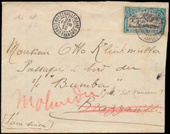 ) 1912, N° 67 '25c Blauw Tweetal - Briefe U. Dokumente