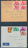 ) 1961/1962, 6 Brieven Met Mooie - Katanga