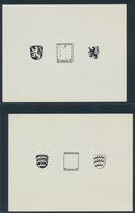 1945, 5 Proefdrukken Vd 1° Uit - Other & Unclassified