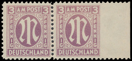 ** N0 17a Az UR '3 Pf Violetgrijs - Other & Unclassified