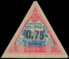 * N° 26 '0,75 Op 5 Fr Roze En Bl - Somalia (1960-...)