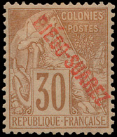 * N° 21 '30c Bruin Met Rode Opdr - Unused Stamps