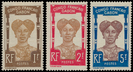 * N° 33/48 'Congo Français Gabon - Unused Stamps