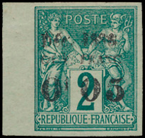 (*) N° 1 '0'05 Op 2c Groen' Met Bl - Unused Stamps
