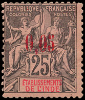 * N° 20 '25c Zwart Op Roze, Type - Unused Stamps