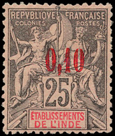 * N° 21 '25c Zwart Op Roze, Type - Unused Stamps