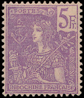 * N° 39 '5 Fr Violet Op Lila' Zm - Unused Stamps