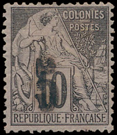 * N° 6 '5 Op 10c Zwart Op Lila' - Unused Stamps