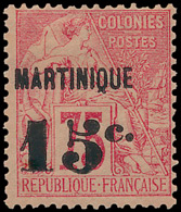 * N° 18 '75c Roze, Met Opdruk Ma - Unused Stamps