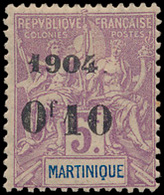 * N° 59 'Of 10- 1904, Op 5 Fr Pa - Unused Stamps