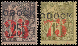 * N° 29/30 '35c Op 25c En 75c Op - Unused Stamps