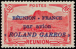 * PA 1 '50c Rood Met Opdruk Réun - Unused Stamps