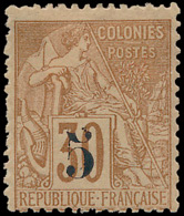 * N° 2 '5 Op 30c Bruin, Met Opdr - Unused Stamps