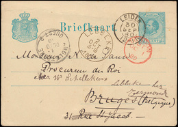 ) 1880, Kaart (lichte Plooi) Uit - ...-1852 Prephilately