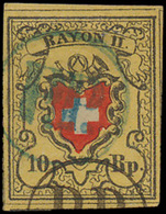 N° 8-II '1850, 10 Rappen', Met - Sonstige & Ohne Zuordnung