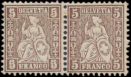 **/* N° 22-V 'Zittende Helvetia 5c - Other & Unclassified