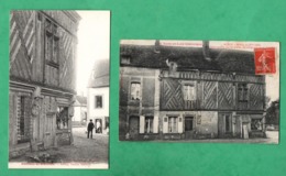 28 Eure Et Loir Blevy Vieille Maison Lot De 2 Cartes Postales - Blévy